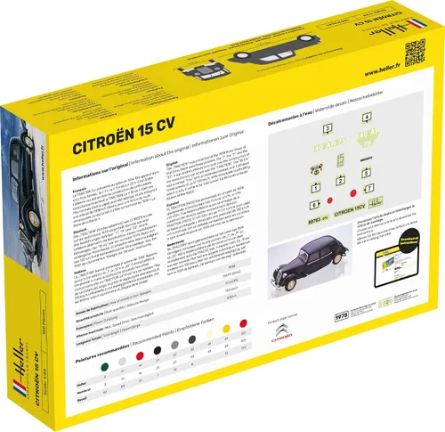 Miniatura 2 de Heller Kit de construcción de modelos de coche Citroen 15 CV