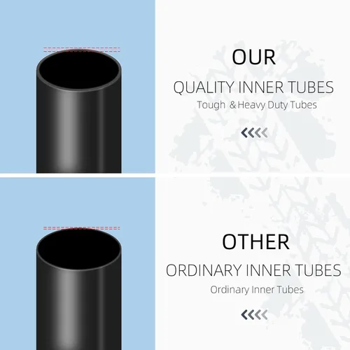 Miniatura 5 de BWSHLF Fat Tire Tube, 20 x 4.0 Schrader Valve 35/48 MM Fat Tire Inner Tube, High Air Tightness, Anti-Puncture, with 2 Tire Levers Included-2 Pack