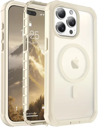 Miniatura 72 de jaroco - Funda magnética compatible con MagSafe para iPhone 11 de 6.1 pulgadas; protección de grado militar contra caídas, de doble capa