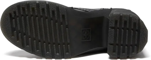 Miniatura 4 de Dr. Martens Botas de cuero con tiras y tacón ancho estilo flare para mujer Chesney