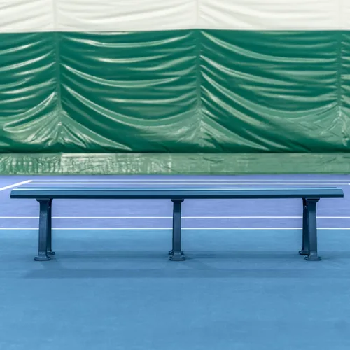 Miniatura 6 de Vermont Banco de cancha de tenis - 3 y 4 plazas Estándar o sin respaldo (estándar, negro, 3 plazas)