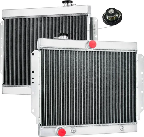 CC5960 Radiador de aluminio para Cadillac DeVille Eldorado Series 60 Fleetwood 6.4L V8 Gas 1959-1960, radiador de refrigeración de aluminio completo