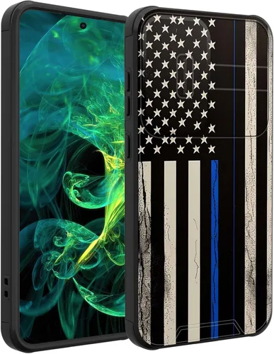 Miniatura 32 de Funda para Galaxy A16 5G con cubierta para cámara deslizante, resistente de doble capa, híbrida, a prueba de golpes, funda protectora resistente