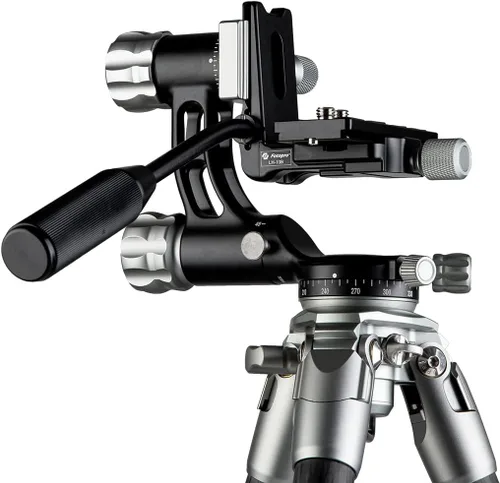Miniatura 2 de Fotopro Cabeza de cardán E-6H, cabeza de cardán, cabeza de lente grande, cabeza de fotografía de vida silvestre, cabeza de fotografía deportiva