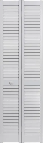 Miniatura 10 de LTL Home Products SEAPP24 Seabrooke - Puerta plegable interior con panel elevado de PVC, 80 pulgadas x 24 pulgadas, color blanco