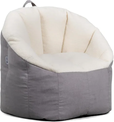 Miniatura 35 de Big Joe Milano - Silla de Puf con Cuero Montana Negro Vibe