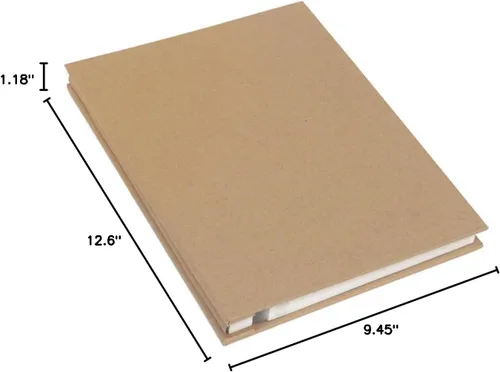 Miniatura 10 de DECHOUS Álbum de fotos autoadhesivo para álbumes de visitas, álbum de fotos en blanco, álbum de fotos de papel Kraft, álbumes de fotos, álbumes