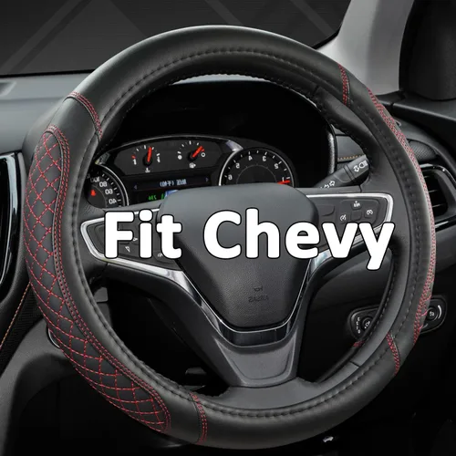 Miniatura 11 de West Llama Funda personalizada para volante de automóvil para Chevy de 14.5 a 15 pulgadas, cubierta de volante para Chevrolet