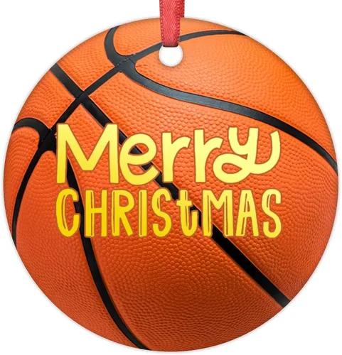 Miniatura 7 de Adornos de pelota de tenis para árboles de Navidad, adornos deportivos de Navidad personalizados 2022, adornos colgantes conmemorativos de Navidad