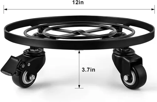 Miniatura 2 de Carrito para plantas de metal de 14”.