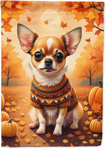 Miniatura 72 de Caroline's Treasures DAC1001GF Affenpinscher - Bandera decorativa para jardín de otoño, decoración para patio exterior, patio, parterres