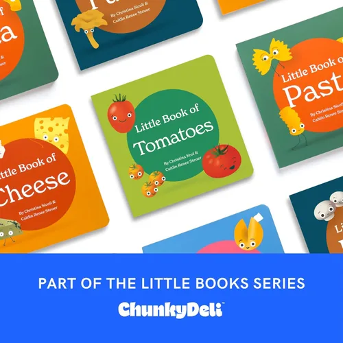 Miniatura 8 de Little Book of Tomatoes by Chunky Deli: A Clever Foodie Board Book for Babies and Toddlers, Unique Baby Shower Gift for New Parents Libro