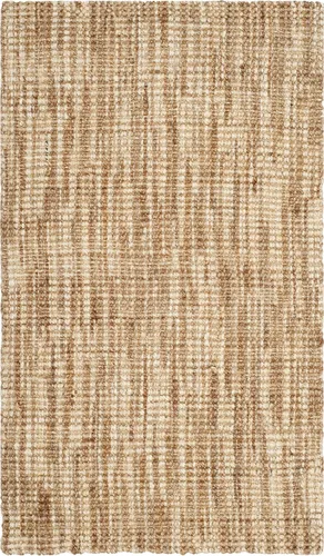 Miniatura 3 de SAFAVIEH Natural Fiber Collection - Alfombra decorativa de 3 x 5 pies, natural y crema, yute hecho a mano, ideal para zonas de alto tráfico