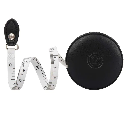 Cinta métrica para costura, tela médica para el cuerpo, sastre, manualidades, dieta, cinta métrica de 60 pulgadas/1.5M de doble cara retráctil con