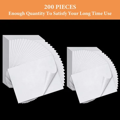 Miniatura 5 de Patelai 200 piezas de papel de liberación de pintura de diamante, cubierta antiadherente de doble cara 5D accesorios para adultos
