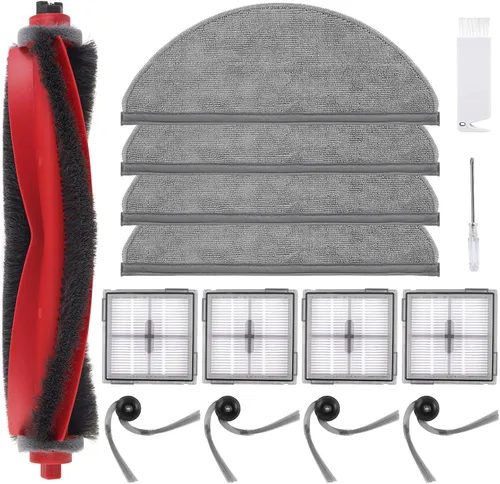 Miniatura 10 de VIEWALL Q7M5 - Kit de accesorios de repuesto para aspiradora robot Roborock Q7 M5/M5+, Q7 L5/L5+ Plus, 1 cepillo principal, 4 filtros HEPA, 4