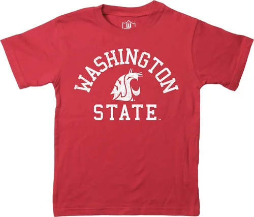 Miniatura 131 de Wes and Willy Camiseta de algodón orgánico de manga corta para niños de la NCAA rutgers scarlet knights rojo
