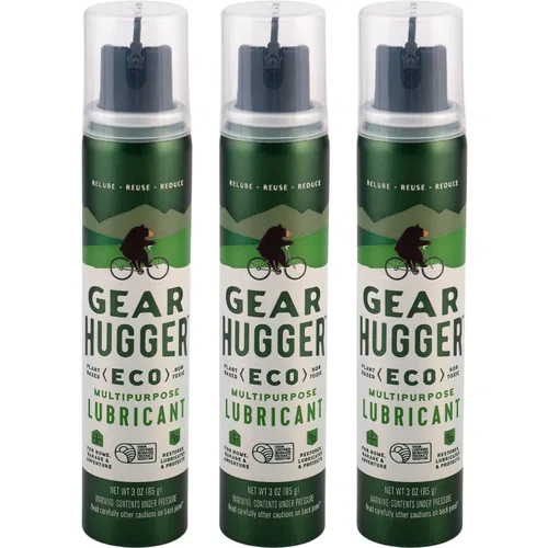 Miniatura 10 de Gear Hugger Lubricante Multiuso - Ecológico (11 onzas, Paquete de 3), Removedor de Óxido - Lubricante en Aerosol para Puerta de Garaje, Lubricante