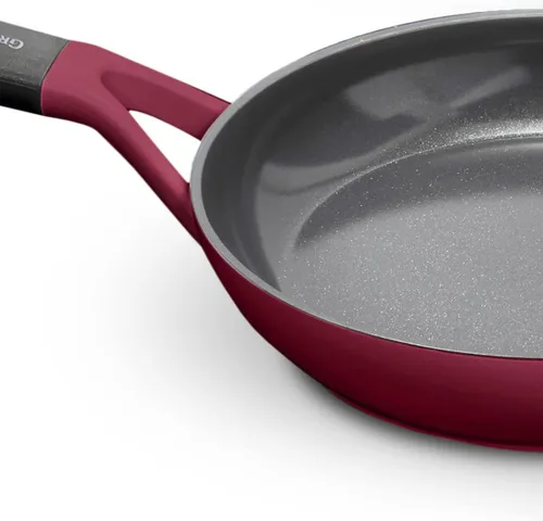 Miniatura 6 de GreenPan SmartShape - Juego de 6 ollas y sartenes de cerámica saludable, antiadherente, sin PFAS, apto para lavavajillas, rojo