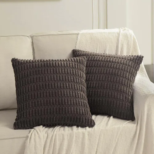 Miniatura 25 de Fancy Homi - Paquete de 2 fundas de almohada decorativas estilo bohemio de 16 x 16 pulgadas para sala de estar, sofá, cama, funda de cojín cuadrada