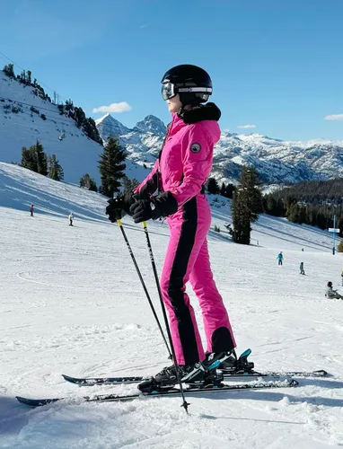 Miniatura 19 de GSOU SNOW Traje de esquí para mujer, traje de nieve de una pieza, para snowboard, delgado, aislante, impermeable, resistente al viento