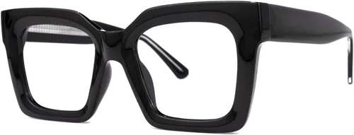 VOOGLAM Gafas de bloqueo de luz azul para mujeres y hombres, antifatiga ocular, ojos secos, anteojos rectangulares de gran tamaño Pacheco