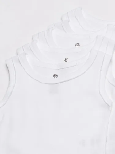 Miniatura 18 de HonestBaby Camisetas musculares sin mangas 100% algodón orgánico para bebés y niños pequeños, niñas