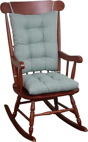 Miniatura 27 de Klear Vu The Gripper - Juego de cojines antideslizantes para silla mecedora con acolchado grueso, incluye almohadilla de asiento y almohada