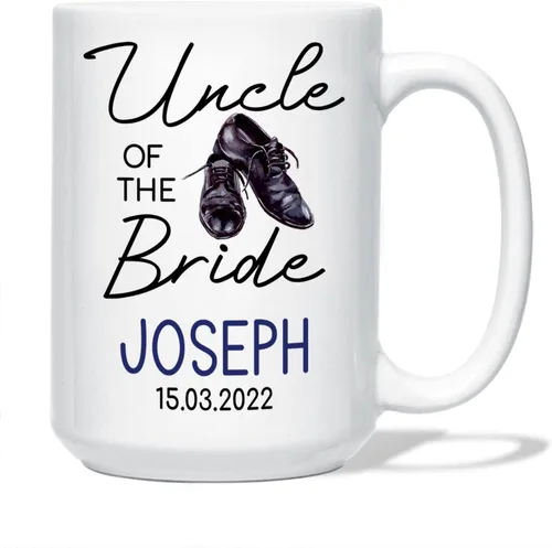 Miniatura 8 de Taza personalizada para la tía de la novia, taza de tía novia, regalo de boda para tía de la novia, regalo de tía de novia, taza de café de boda