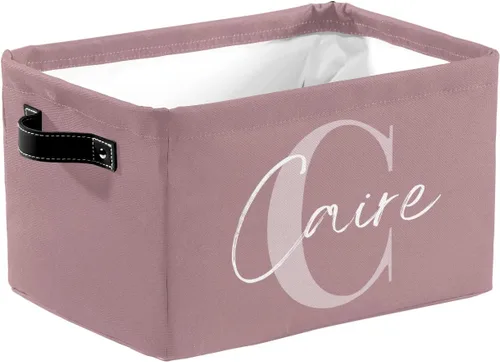 Miniatura 12 de Cesta de regalo personalizada con nombre, caja de juguetes de almacenamiento personalizada para niños, organizador de cubos de almacenamiento