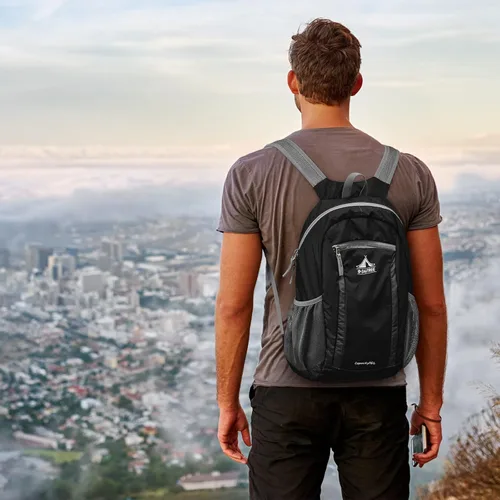 Miniatura 7 de G4Free Mochila de senderismo de 16 litros, mochila pequeña ligera y plegable para viajes, camping, al aire libre, hombres y mujeres