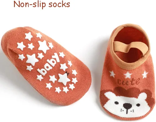 Miniatura 2 de Calcetines antideslizantes para bebés y niñas de 0 a 36 meses, 6 pares