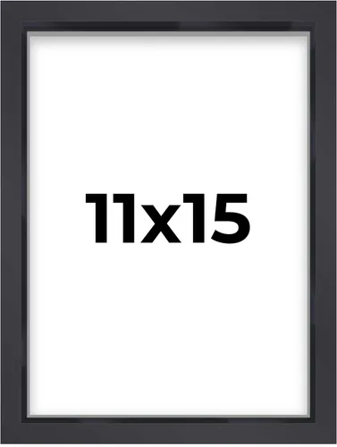 Miniatura 127 de Marco contemporáneo de caja de sombra negra de 14 x 25 pulgadas, profundidad de espacio utilizable, tamaño interior 14 x 25 o 25 x 14 pulgadas
