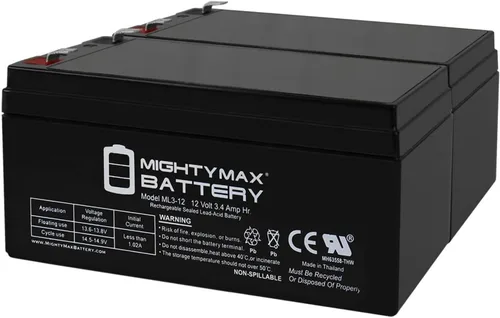 Miniatura 9 de ML3-12 - 12 voltios 3 AH, terminal F1, batería recargable SLA AGM