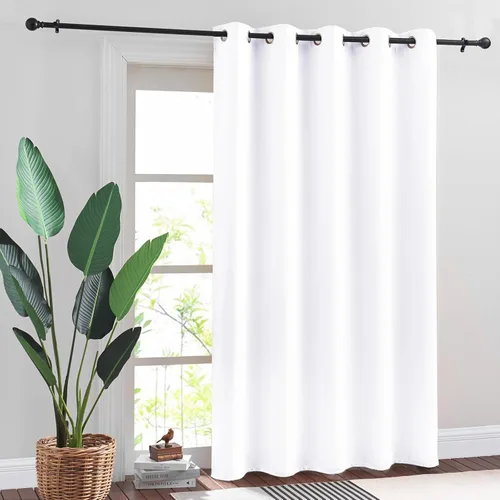 Miniatura 73 de RYB HOME - Cortinas opacas para patio - Cortinas con ojales sólidos, paneles de ventana grandes, eficiencia energética, cortinas de privacidad