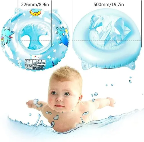 Miniatura 3 de Flotador de piscina para bebé, flotador de natación para bebés inflables con asiento de seguridad para niños de 6 a 36 meses, flotadores para bebés