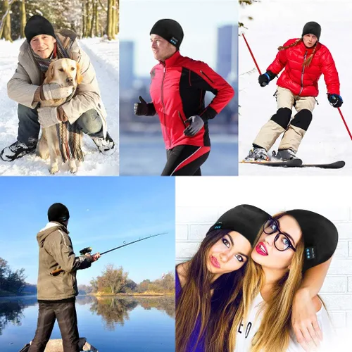 Miniatura 7 de Gorro con auriculares Bluetooth, regalos únicos de tecnología navideña