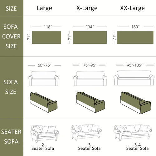 Miniatura 118 de VClife Fundas de sofá bohemio de felpilla para sofá seccional, fundas de sofá suaves y antideslizantes para sofá de 2 cojines, protector de muebles