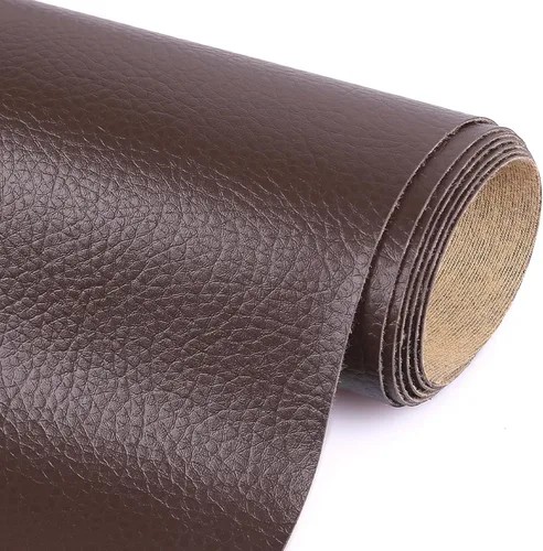 Miniatura 11 de Tela de Tapicería de Vinilo de Cuero Sintético por Yarda 55" de Ancho Material de Cuero Sintético Suave en Láminas para Muebles Marino Manualidades