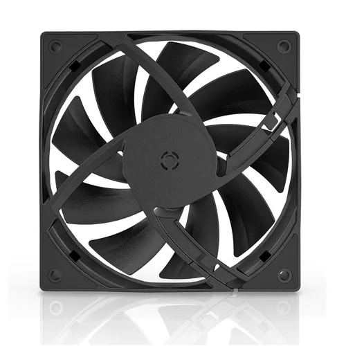 Miniatura 6 de DARKROCK Paquete de 3 ventiladores de carcasa de computadora de 120 mm negros de alto rendimiento de enfriamiento de bajo ruido de 3 pines 1200 RPM