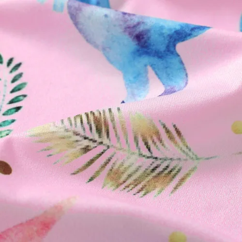 Miniatura 7 de Happy Town Vestido de dinosaurio para niñas y bebés, con volantes, manga con volantes, tutú de dinosaurio, vestido casual de verano