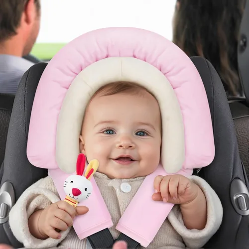 Miniatura 2 de COOLBEBE Juego de soporte y fundas de correa para bebé recién nacido, almohadillas extra suaves para asiento de automóvil, perfecto para asientos