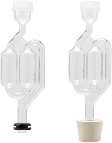 Miniatura 6 de Fermentaholics Juego de esclusas con ojales – 4 esclusas y 8 ojales para vino casero, cerveza, sidra, kimchi, chucrut – conservación, elaboración