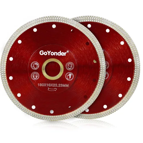 Miniatura 39 de Cuchilla ultrafina para cortar porcelana o cerámica Rojo