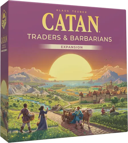 Juego de mesa CATAN Traders & Barbarians Expansión (6ª edición) Explora nuevas aventuras, juego de estrategia para niños y adultos, a partir de 12