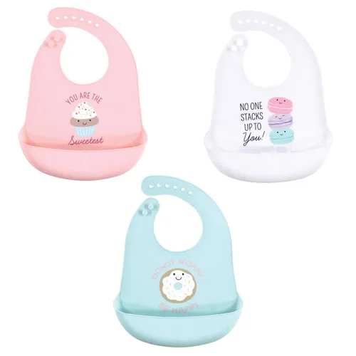 Miniatura 16 de Baberos Hudson Baby de silicona unisex para bebé Mariscos