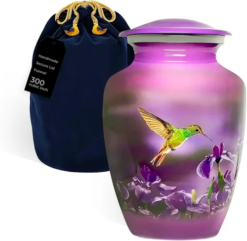 Miniatura 8 de Trupoint Memorials Urnas para cenizas humanas adultas para mujeres y hombres, urna decorativa de entierro, urnas de cremación fúnebre para mujeres