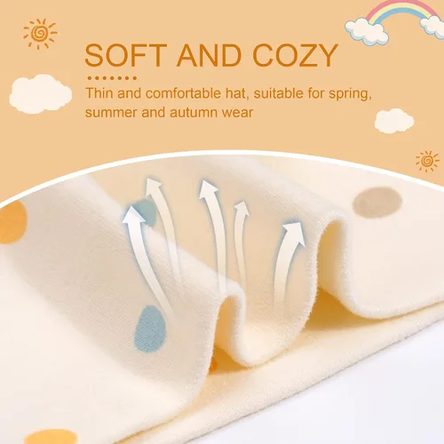 Miniatura 3 de HiBwoBwo Newborn Hospital Hat Spring Summer Autumn Baby Beanie Baby Boys Girls Hats 0-6 Months