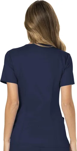 Miniatura 5 de Cherokee WW610 - Camiseta de ropa quirúrgica para mujer, estilo cruzado falso, para trabajar