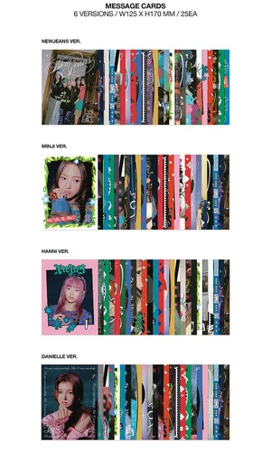 Miniatura 3 de NEWJEANS OMG 1st Winter Single Album ( MESSAGE CARD Ver. - MINJI ) K-POP SEALED
